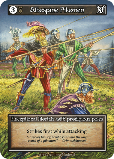 Albespine Pikemen Alpha Foil