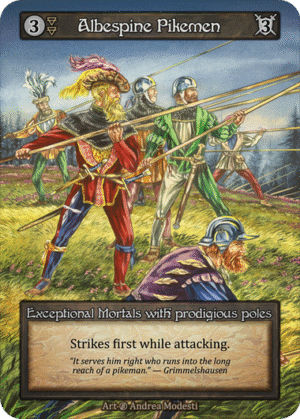 Albespine Pikemen Beta