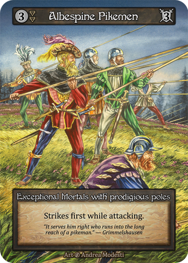 Albespine Pikemen Beta