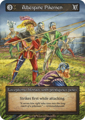 Albespine Pikemen Alpha