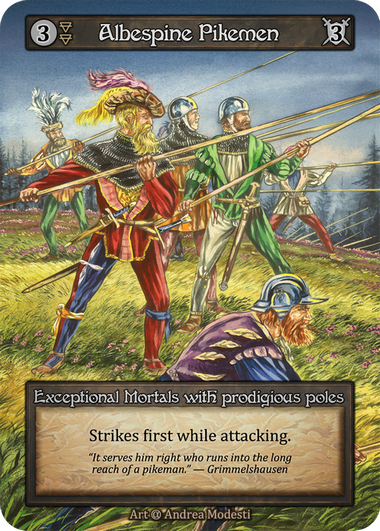 Albespine Pikemen Alpha