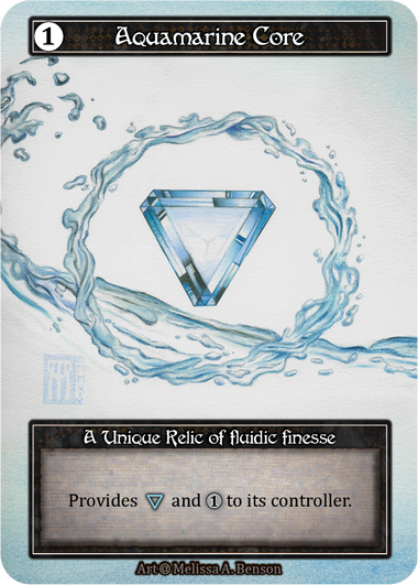 Aquamarine Core Alpha Foil