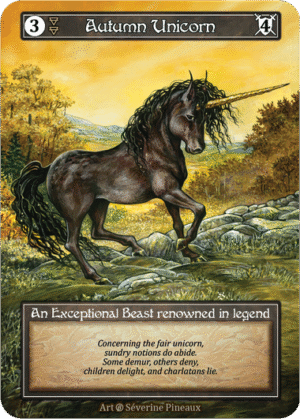 Autumn Unicorn Beta Foil