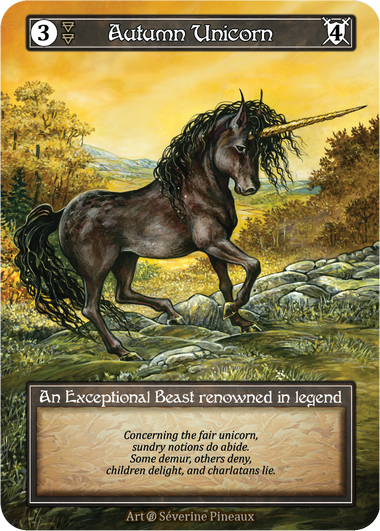 Autumn Unicorn Beta Foil