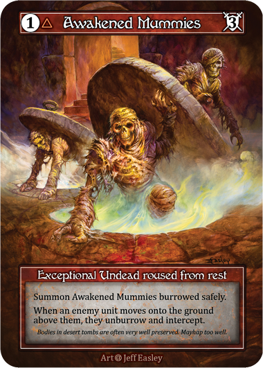Awakened Mummies Alpha Foil