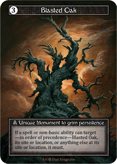 Blasted Oak Alpha Foil
