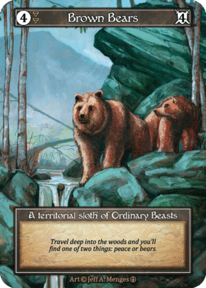Brown Bears Foil