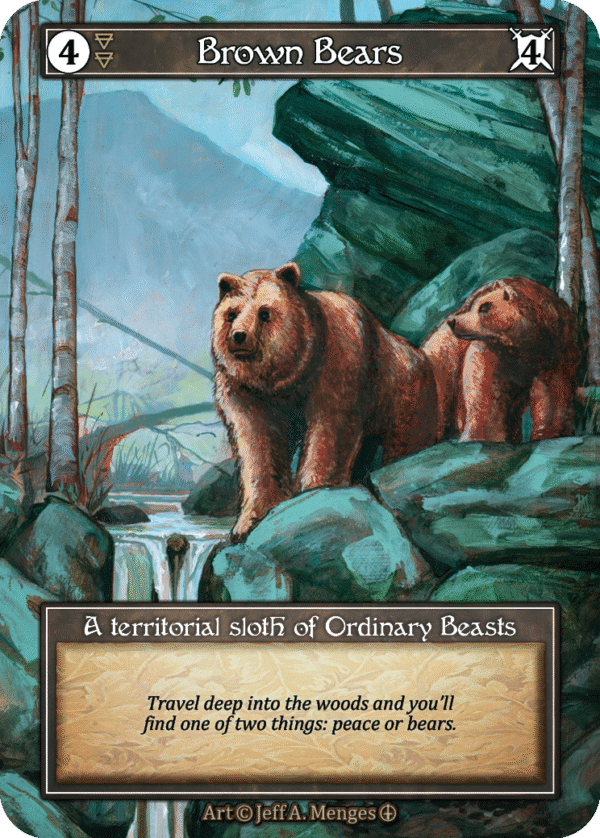 Brown Bears Foil