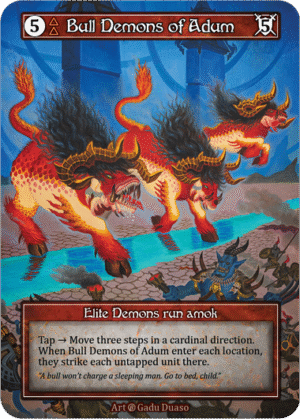Bull Demons of Adum Beta Foil