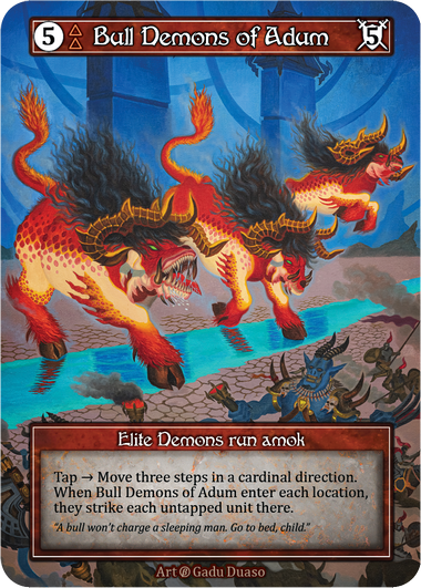Bull Demons of Adum Beta Foil