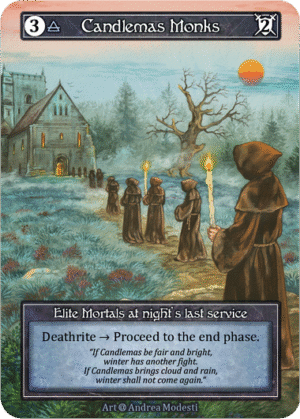 Candlemas Monks Alpha Foil