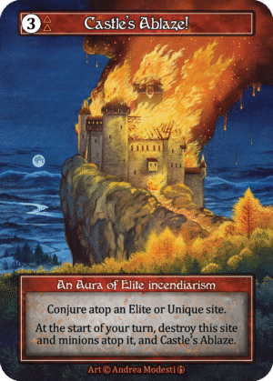 Castle's Ablaze! Foil