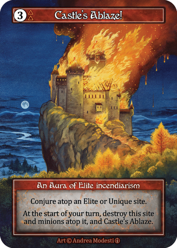 Castle's Ablaze! Foil