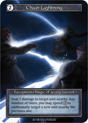 Chain Lightning Beta Foil