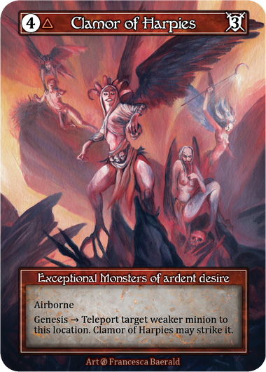 Clamor of Harpies Beta Foil