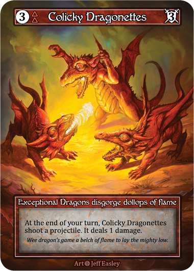 Colicky Dragonettes Alpha Foil