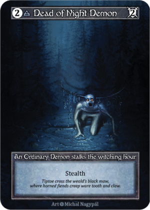 Dead of Night Demon Alpha Foil