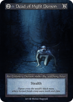Dead of Night Demon Alpha