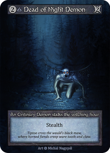 Dead of Night Demon Alpha