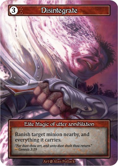 Disintegrate Beta Foil