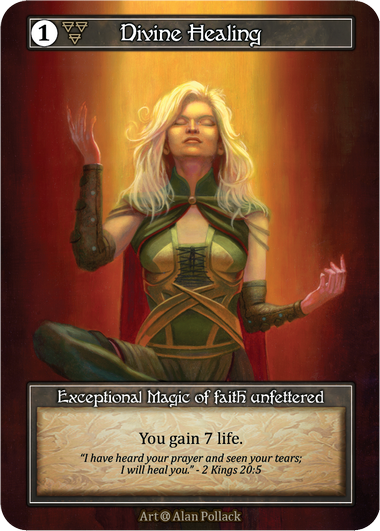 Divine Healing Alpha Foil