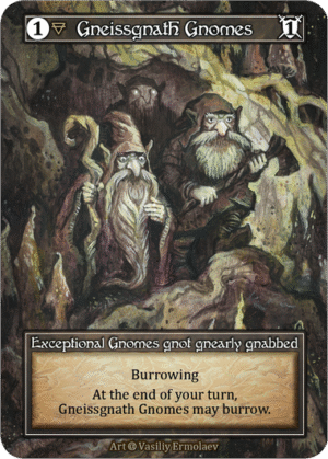 Gneissgnath Gnomes Alpha Foil