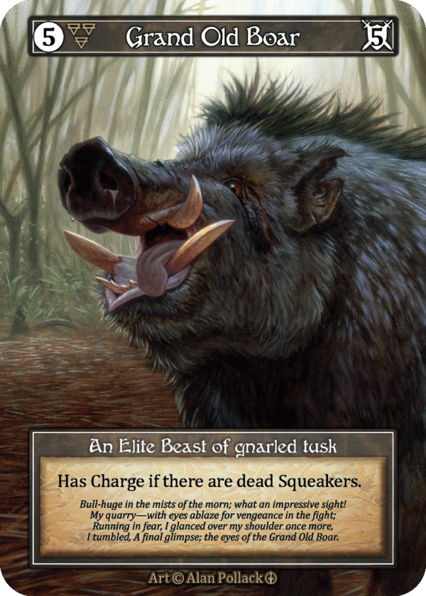 Grand Old Boar Foil