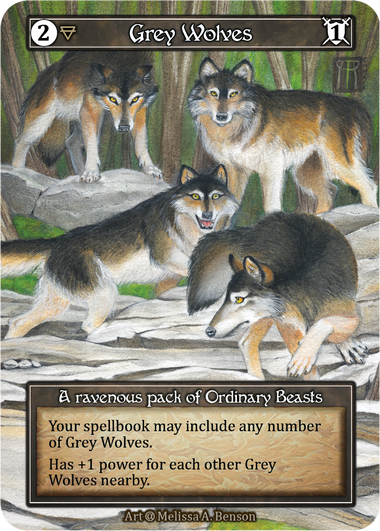 Grey Wolves Alpha Foil