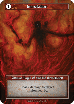Immolation Alpha Foil