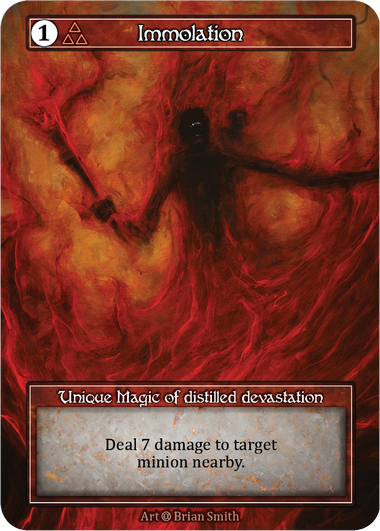 Immolation Alpha Foil