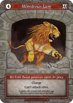 Monstrous Lion Foil