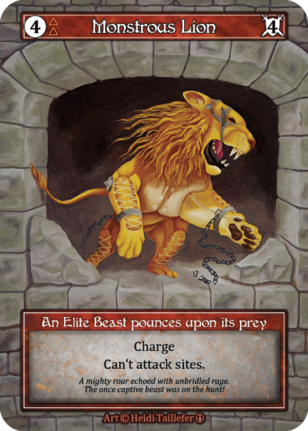 Monstrous Lion Foil