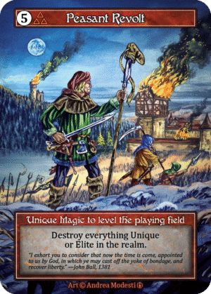 Peasant Revolt Foil