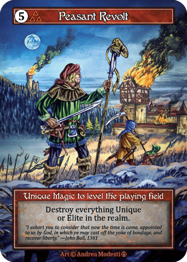 Peasant Revolt Foil