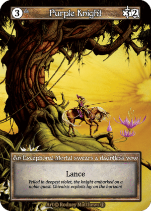 Purple Knight Foil