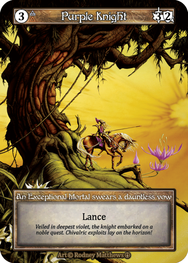 Purple Knight Foil