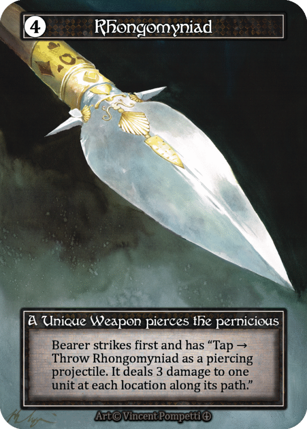 Rhongomyniad Foil