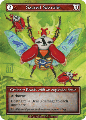 Sacred Scarabs Beta Foil