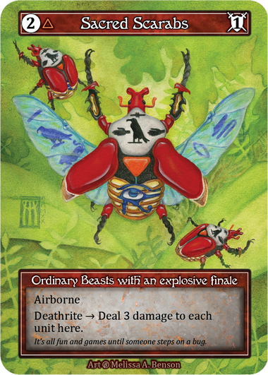 Sacred Scarabs Beta Foil