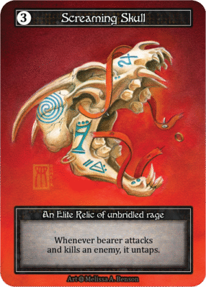 Screaming Skull Alpha Foil
