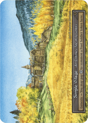 Simple Village Alpha Foil