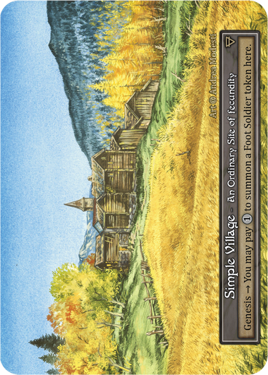 Simple Village Alpha Foil