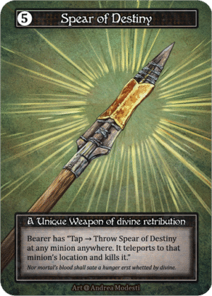 Spear of Destiny Alpha Foil