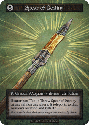 Spear of Destiny Beta