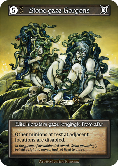 Stone-gaze Gorgons Alpha Foil