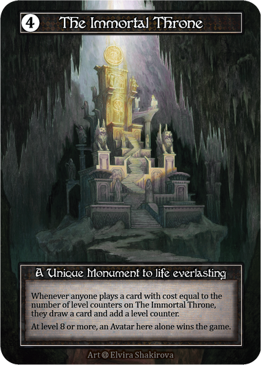 The Immortal Throne Alpha Foil