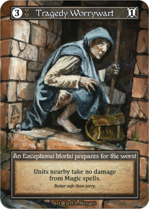 Tragedy Worrywart Beta Foil