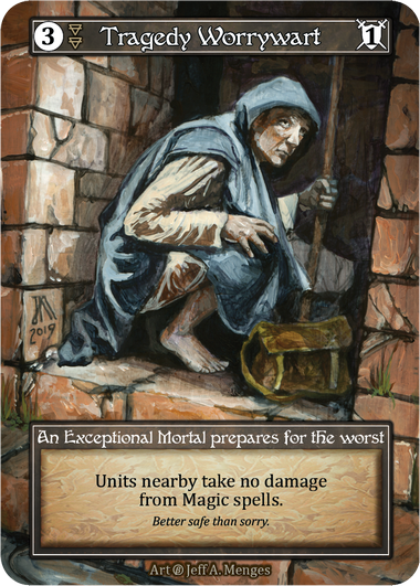 Tragedy Worrywart Beta Foil