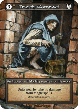 Tragedy Worrywart Alpha Foil