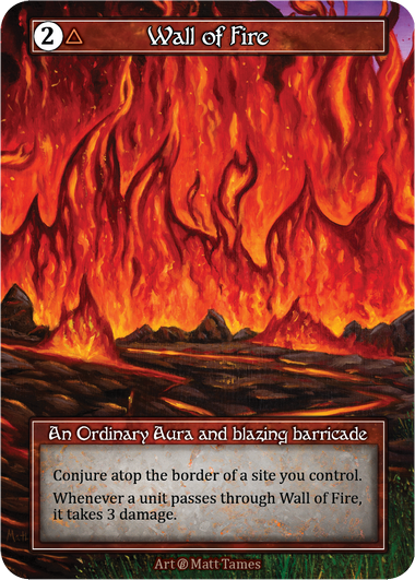 Wall of Fire Beta Foil